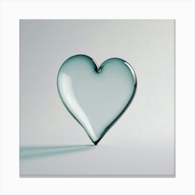 Glass Heart Canvas Print