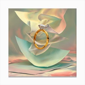 Engagement Ring 4 Canvas Print