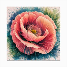 Ethereal Blooms Watercolor (3) Canvas Print