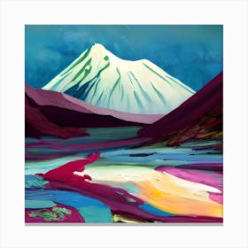 Flowing Landscape Canvas Print
