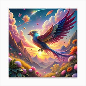 Bird In The Sky Canvas Print