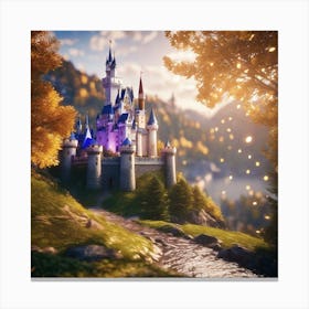 Cinderella Castle 30 Canvas Print