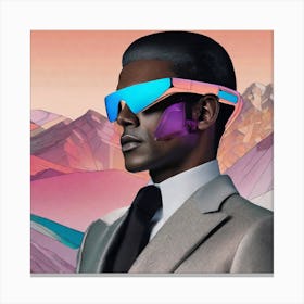 Futuristic Man 10 Canvas Print