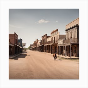 Old West Town 5 Canvas Print