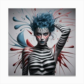 Zebra 1 Canvas Print