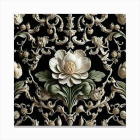 Floral Wallpaper 5 Canvas Print