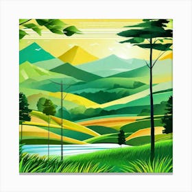 Landscape Painting 246 Canvas Print