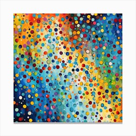 Abstract Dots Canvas Print