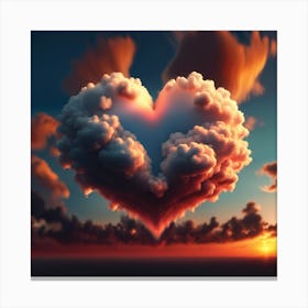 For the Love of Clouds Canvas Print