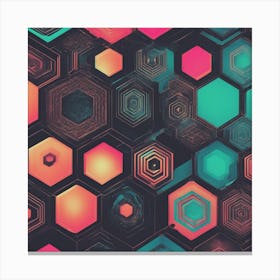 Abstract Geometric Pattern 1 Canvas Print