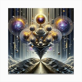 Spaceships Canvas Print