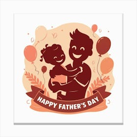 Happy Father'S Day 16 Canvas Print