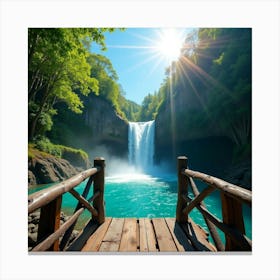 Waterfall 4 Canvas Print