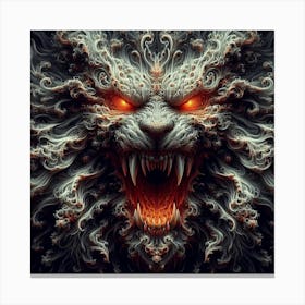 Demon Head 2 Canvas Print