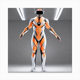 Futuristic Man 125 Canvas Print