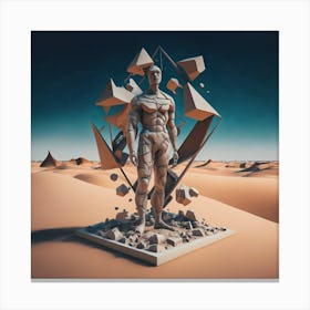 Sand Sculpture 4 Canvas Print