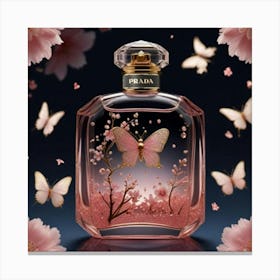 Prada Perfume Bottle Canvas Print