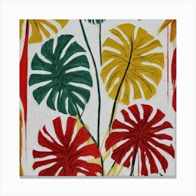 Tropical Leaves 2 Canvas Print