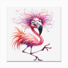 Pink Flamingo 4 Canvas Print