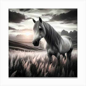 Creative Horse Beauty Illustration Nr 200 Canvas Print