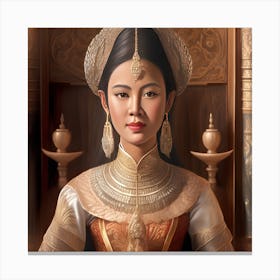 Thai Princess Canvas Print