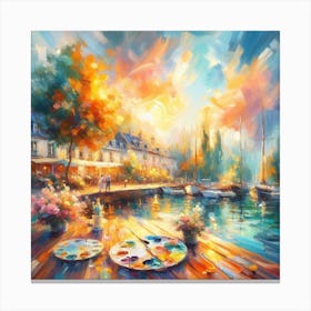 By The Water Canvas Print