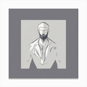 Portrait Of A Man 3 Canvas Print