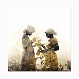 Plantain Gathering Canvas Print