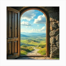 Open Door Canvas Print