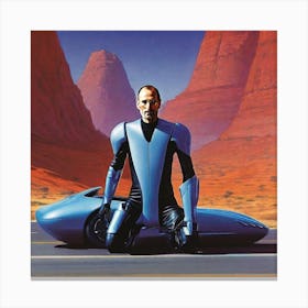 Futuristic Man 158 Canvas Print