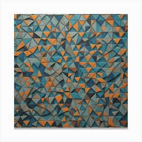 Triangle Wall Canvas Print