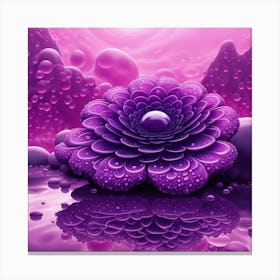 Purple Flower Canvas Print