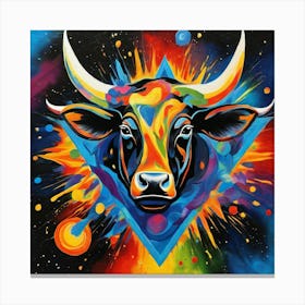 Bull Mind Canvas Print