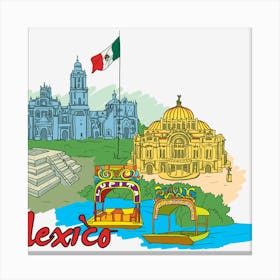 Mexico City Canvas Print