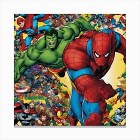 Marvel/DC Hybrids Canvas Print
