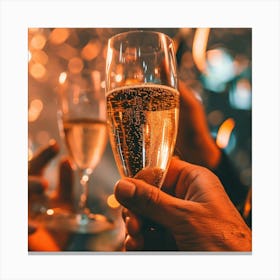 Champagne Toast 2 Canvas Print