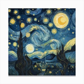 Starry Night 2 Canvas Print