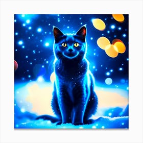 Mystical Cat Canvas Print