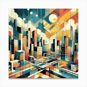 Cityscape 44 Canvas Print