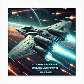 Celestial Scythe Evading Counterfire Canvas Print