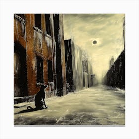 Idle Afternoon In Winter Canvas Print