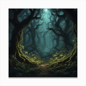 Dark Forest 37 Canvas Print