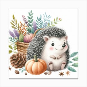 Hedgehog 3 Canvas Print