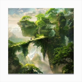 The Verdant Realms Of Ascension Canvas Print