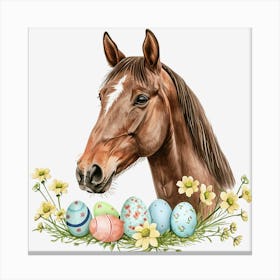 Easter Horse Canvas Print