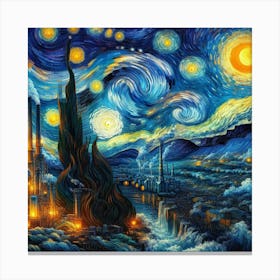 Starry Night 3 Canvas Print