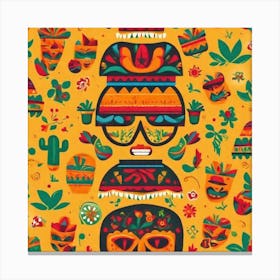 Mexican Pattern 9 Canvas Print