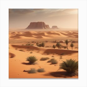 Desert Landscape 105 Canvas Print