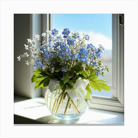 Forget Me Nots Canvas Print