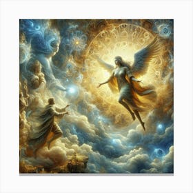 Angels Of The Sky Canvas Print